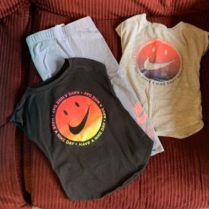Lot of 2 Nike shirts and 1 pant